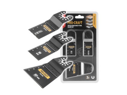 Sada nástavců pro multifunkční oscilační brusku Procraft MB3