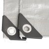 Plachta Procraft ST8x12 200g/m2 nepromokavá s oky 8x12 m stříbrná