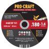 Řezný kotouč Procraft CD180x1.6