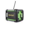 Aku rádio Procraft PJS20 DAB+, FM, Bluetooth 5.3, 80W (bez baterie a nabíječky)
