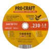 Keramický řezný kotouč Procraft YСD230x1.9