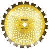 Nůž křovinořezu (kotouč) (D255*25.4) 40Т  (oboustranný) (gold) PROCRAFT