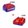 SET - nabíječka 20V 4.0A + akumulátor 20V 4.0Ah