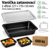 Vanička zatavovací s víkem 600 ks