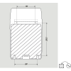 636 1 stell air hand dryer white